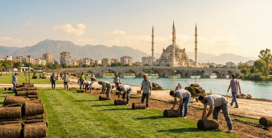 Adana Hazır Rulo Çim