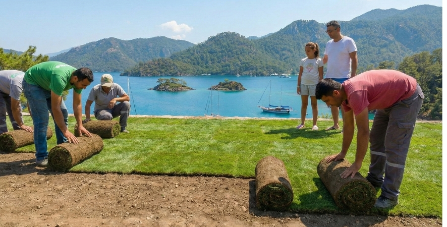 Göcek Hazır Rulo Çim Firması